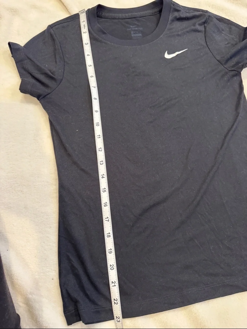 Nike Women’s Black Crewneck Swoosh Tee Size XS